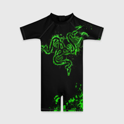 Детский купальный костюм 3D Razer брызги