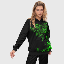 Женский костюм с толстовкой 3D Razer брызги - фото 2