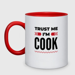 Кружка двухцветная Trust me - I'm cook