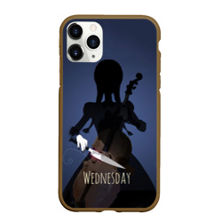 Чехол для iPhone 11 Pro матовый Wednesday art