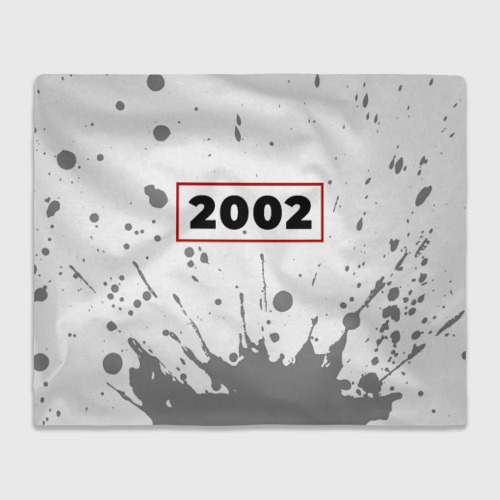 Плед 3D 2002 - в красной рамке на светлом, цвет 3D (велсофт)