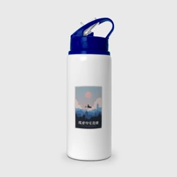 Бутылка для воды с трубочкой Kiki`s delivery service poster