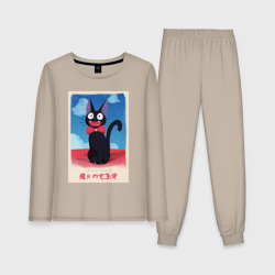 Женская пижама с лонгсливом хлопок Jiji