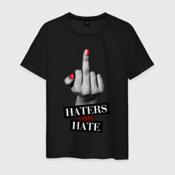 Haters gonna hate – Футболка из хлопка с принтом купить со скидкой в -20%