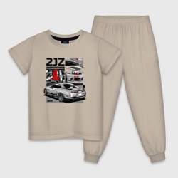 Детская пижама хлопок Toyota Supra mk4 2JZ
