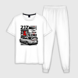 Мужская пижама хлопок Toyota Supra mk4 2JZ