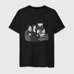 Мужская футболка хлопок Addams x Simpsons