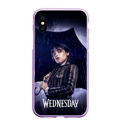 Чехол для iPhone XS Max матовый Poster Wednesday