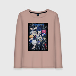 Женский лонгслив хлопок Персонажи Синей тюрьмы Блю Лок