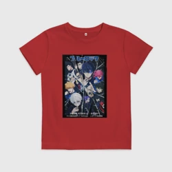 Детская футболка хлопок Персонажи Синей тюрьмы Блю Лок