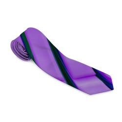 Фиолетовый фон и тёмные линии – Галстук 3D с принтом купить