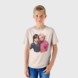 Детская футболка 3D Уэнсдей Семейка Аддамс - фото 2