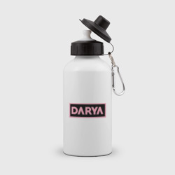 Бутылка спортивная Дарья надпись в стиле Blackpink