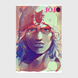 Магнитный плакат 2Х3 Johnny Joestar - hero