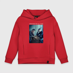 Детское худи Oversize хлопок Две легенды футбола