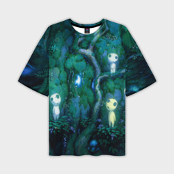 Мужская футболка oversize 3D Kodama tree