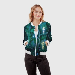 Женский бомбер 3D Kodama tree - фото 2