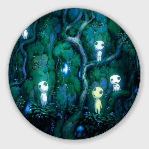 Круглый коврик для мышки Kodama tree