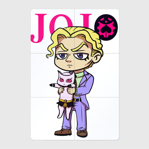 Магнитный плакат 2Х3 Yoshikage Kira holds Killer Queen - joke