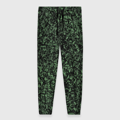 Женские брюки 3D Черный и зеленый камуфляжный, цвет 3D печать