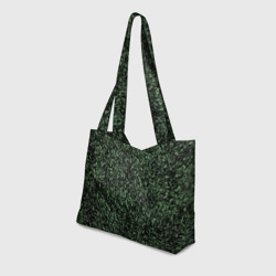 Пляжная сумка 3D Черный и зеленый камуфляжный - фото 2