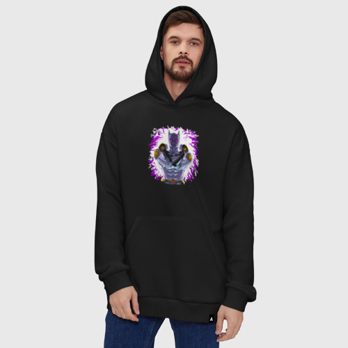 Худи SuperOversize хлопок Killer Queen - hero - neon, цвет черный - фото 5