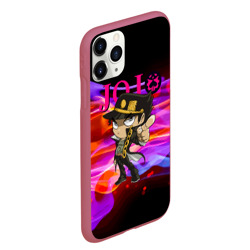 Чехол для iPhone 11 Pro Max матовый Дзётаро Кудзё - character  cartoon - фото 2