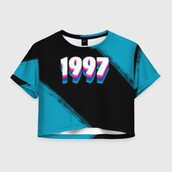 Женская футболка Crop-top 3D Made in 1997: vintage art