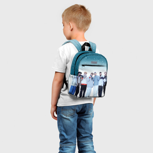 Детский рюкзак 3D с принтом Stray Kids winter, фото на моделе #1