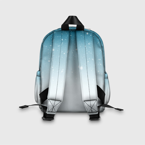 Детский рюкзак 3D с принтом Stray Kids winter, вид сзади #2