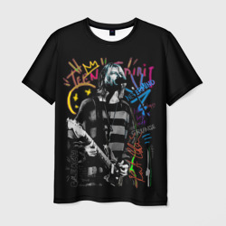 Мужская футболка 3D Nirvana teen spirit Kurt