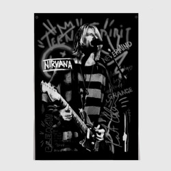 Nirvana poster – Постер с принтом купить