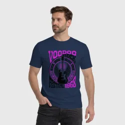 Мужская футболка хлопок Гитара с крыльями voodoo rock - фото 2