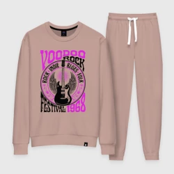 Женский костюм хлопок Гитара с крыльями voodoo rock