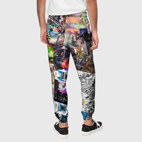 Мужские брюки 3D Очень пёстрый арт, цвет 3D печать - фото 5