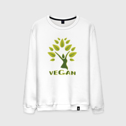 Мужской свитшот хлопок Vegan tree