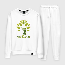 Женский костюм хлопок Vegan tree