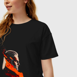Женская футболка хлопок Oversize Ведьмак: Дикая охота - фото 2