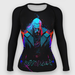Женский рашгард 3D Witcher in neon style