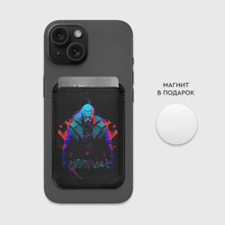 Картхолдер Magsafe магнитный Witcher in neon style - фото 2