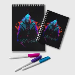 Блокнот Witcher in neon style