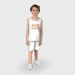Детская пижама с шортами хлопок Мур йога - фото 2