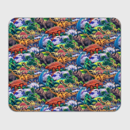 Прямоугольный коврик для мышки Dinosaur pasture