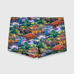 Детские купальные плавки 3D Dinosaur pasture