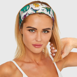 Повязка на голову 3D Painted dinosaurs - фото 2