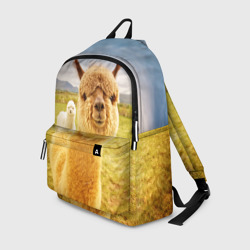 Рюкзак 3D Ламы - я и друг, найди меня