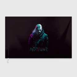 Флаг 3D Ведьмак в неоновом стиле