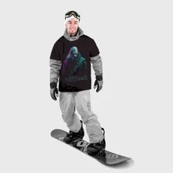 Накидка на куртку 3D Ведьмак в неоновом стиле - фото 2