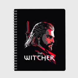 Тетрадь с принтом Witcher art Тетрадь Witcher art