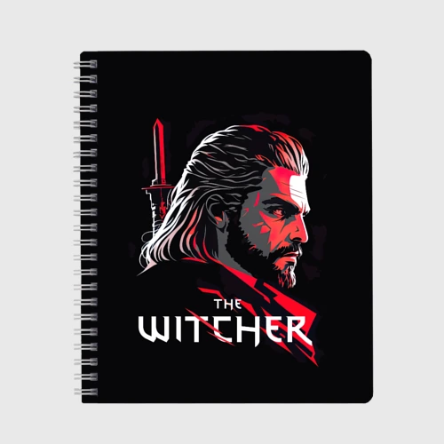 Тетрадь с принтом Witcher art Тетрадь Witcher art